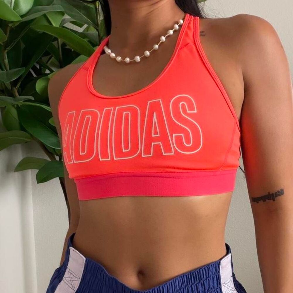 Adidas Women's‎ Orange Bra size small